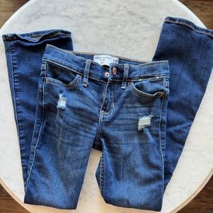 Abercrombie Kids Jeans | Boot Dark Destroy Wash | girls size 7/8 slim